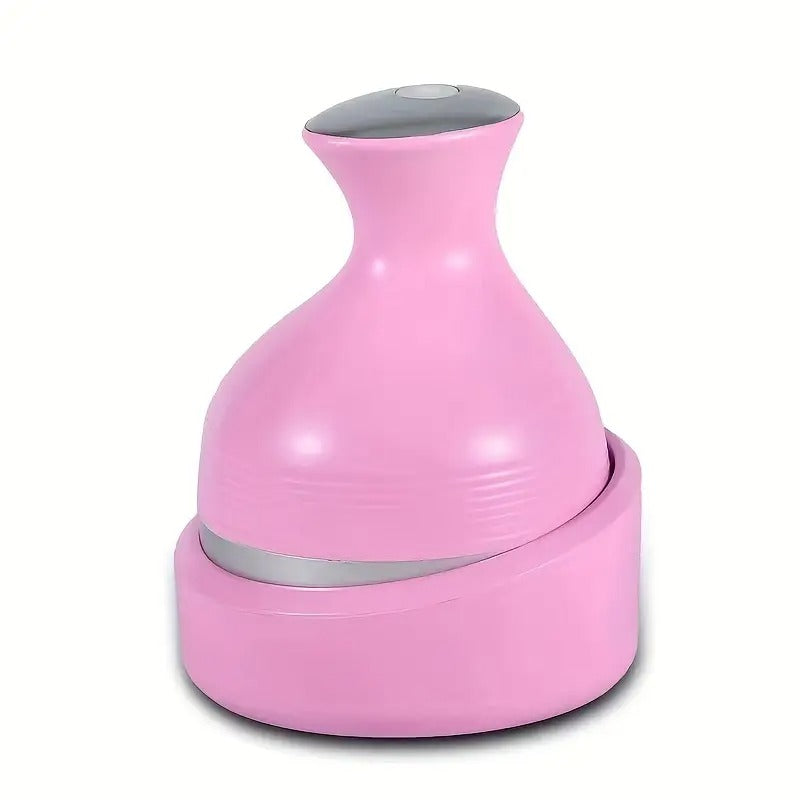 Scalp Massager, Electric Meridian Massage with 4 Moveable Massage Cluster, Rechargeable Portable Washable Head Massager to Relieve Fatigue and Hair Loss